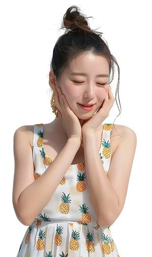 打美女肚子
